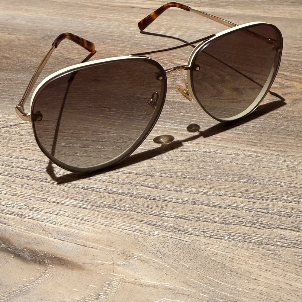 Rebecca Minkoff Gold Gloria 2 Sunglasses - Picture 9 of 11